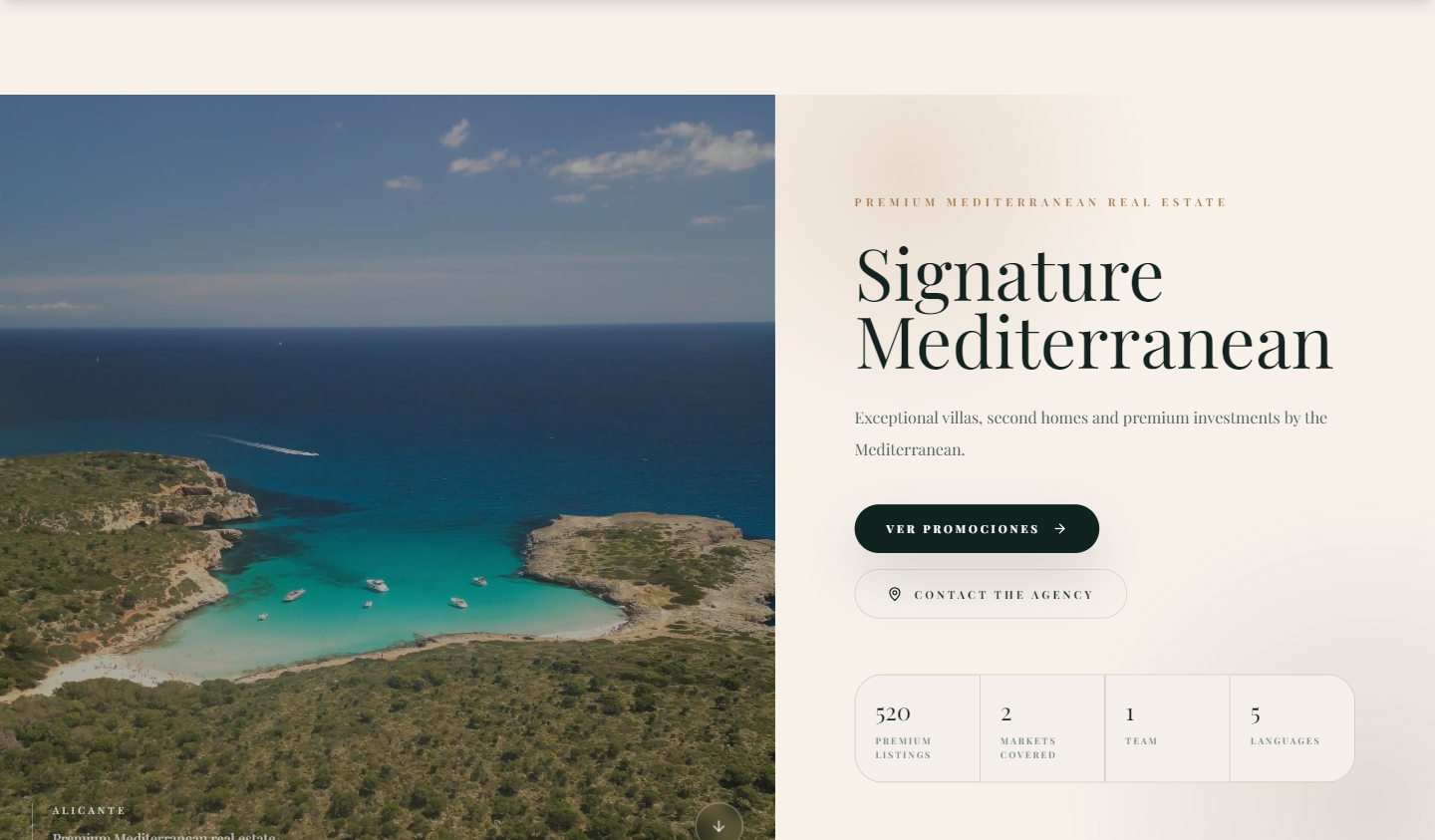 Authentic public agency website with property presentation