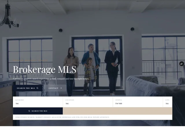 Website preview — Brokerage MLS