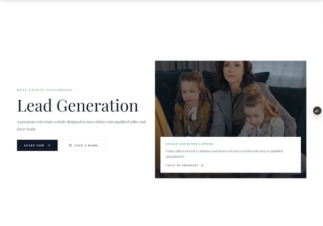 Website preview — Lead Generation